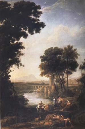 Claude Lorrain The Finding of the Infant Moses (mk17) Spain oil painting art